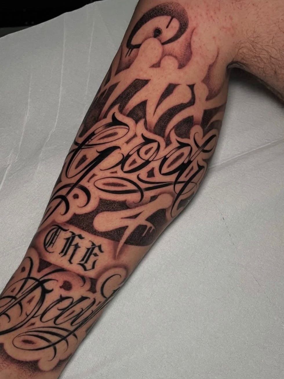Esempio di tatuaggio Lettering