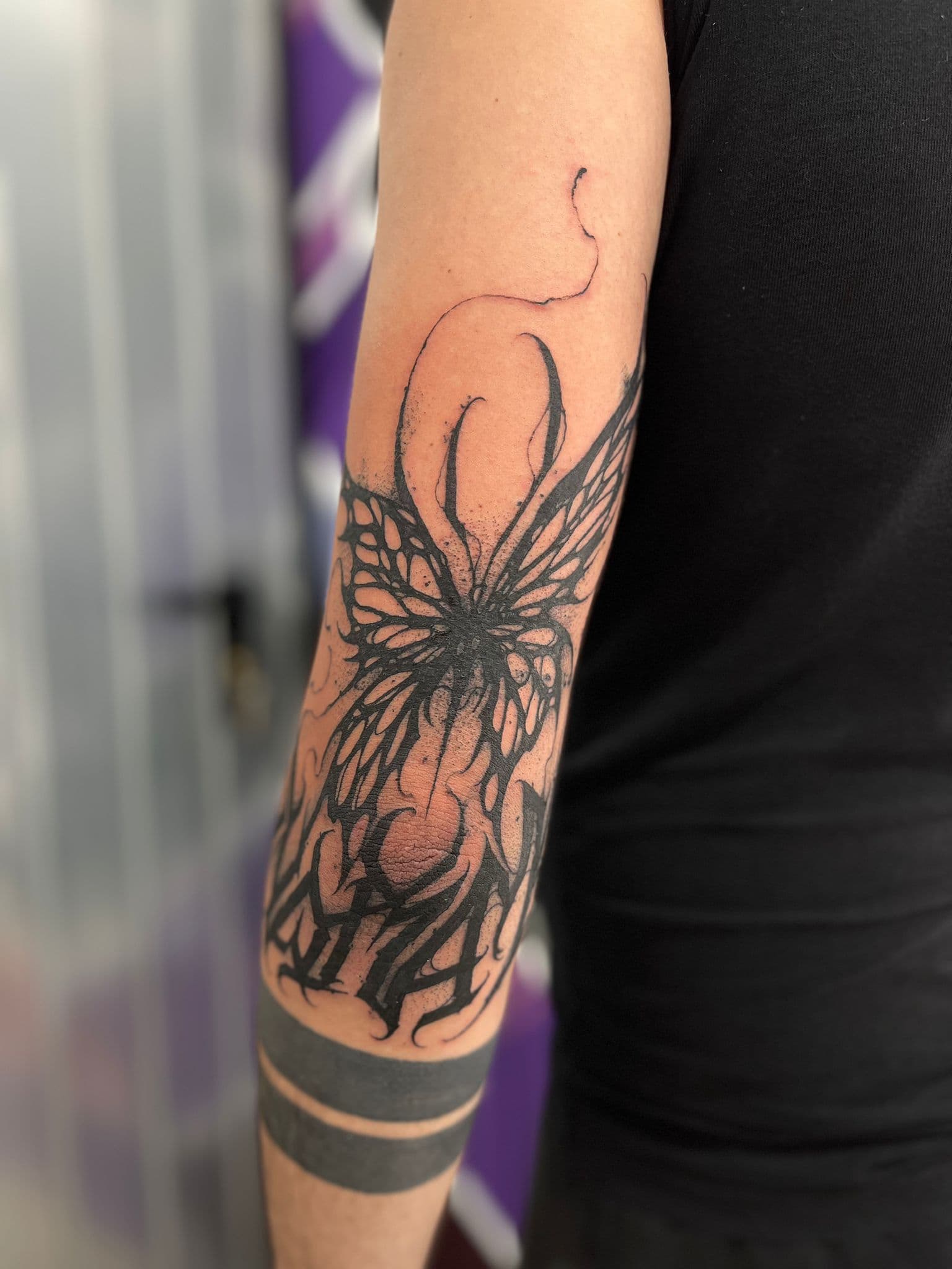 Esempio di tatuaggio Blackwork