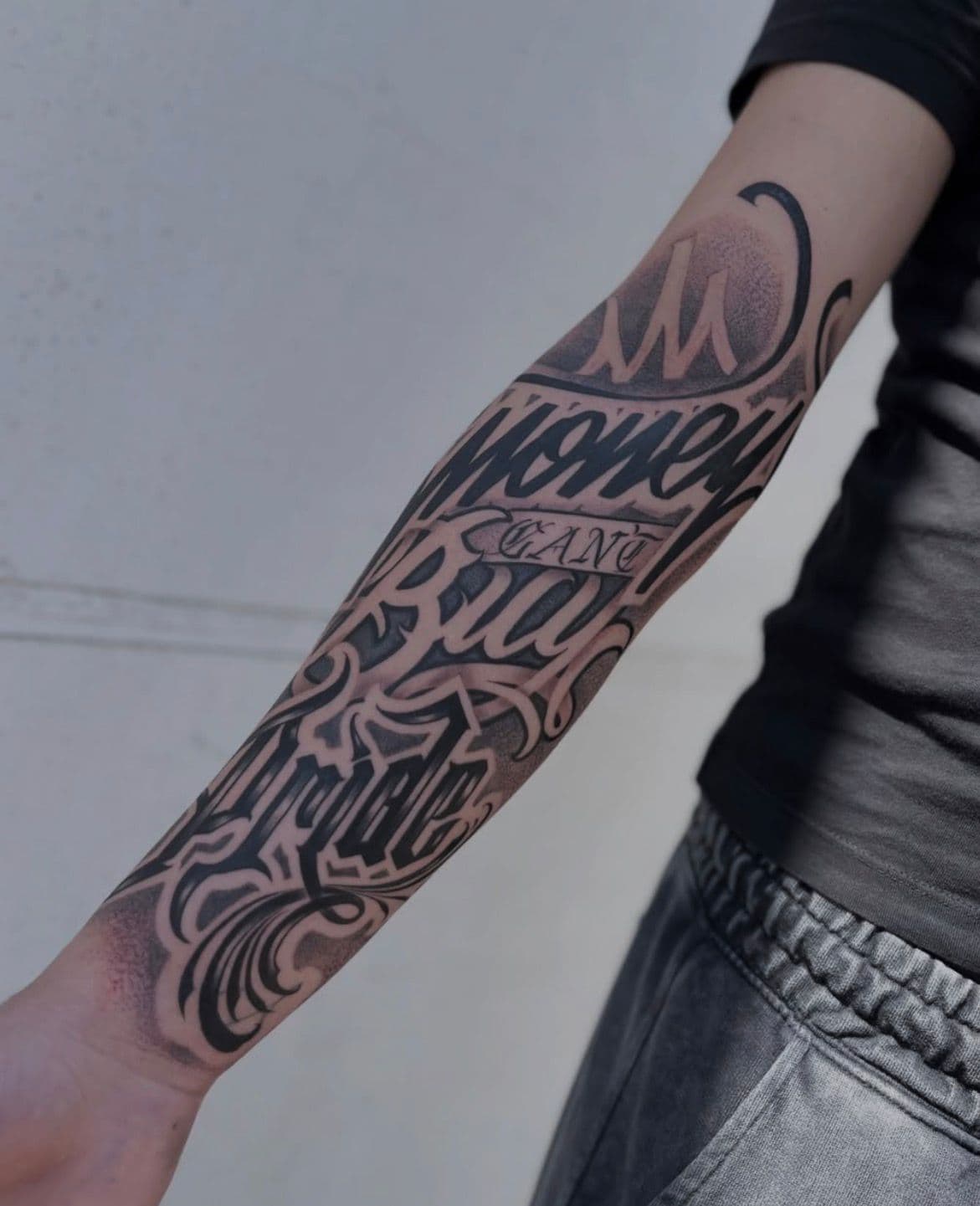 Esempio di tatuaggio Lettering